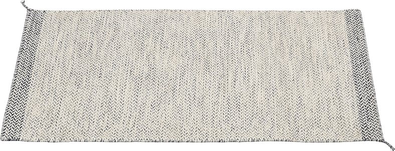 Dywan Ply 85 x 140 cm czarno-biały