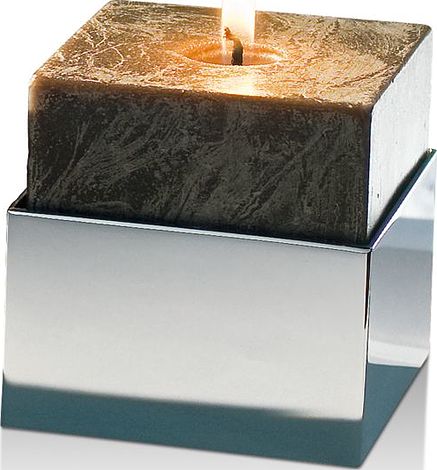 Świecznik Brick chrom