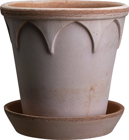 Doniczka Elizabeth 25 cm różowa z podstawką