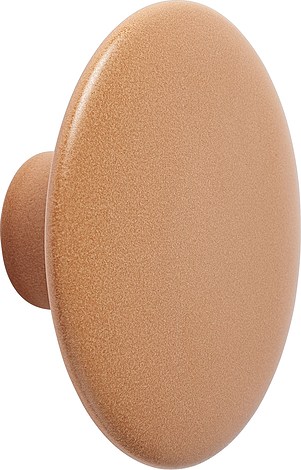 Haczyk ścienny Dots Ceramic 13 cm pomarańczowy
