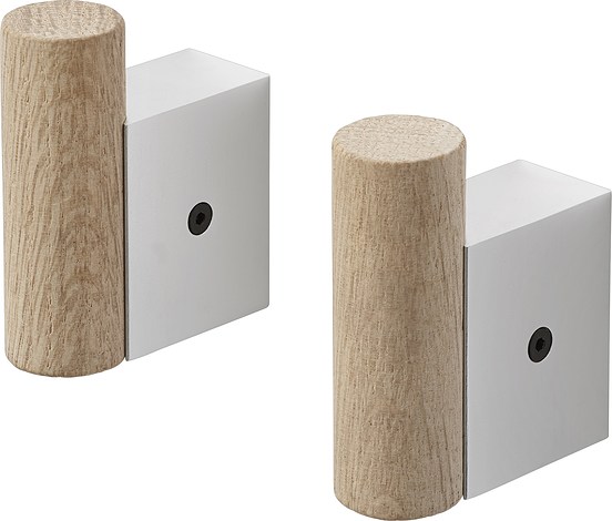 Haczyki ścienne Attach aluminium 2 szt.