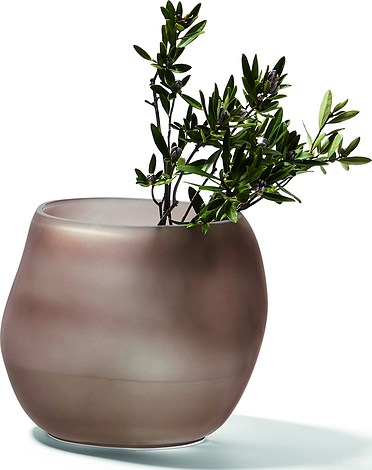 Wazon Organic S brązowy