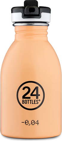 Butelka na wodę Urban Bottle Kids Glossy 250 ml pomarańczowa