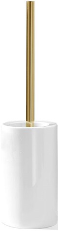 Szczotka do WC Porzellan złoto-biała