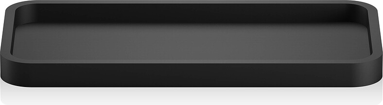 Taca łazienkowa Stone M czarny mat