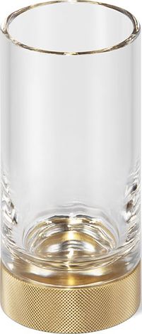 Kubek na szczoteczki do zębów Club złoty mat