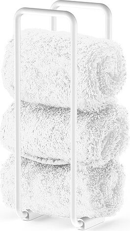 Stojak na ręczniki Basic pionowy biały mat