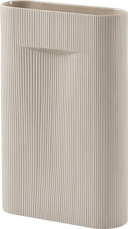 Wazon Ridge 48,5 cm beżowy