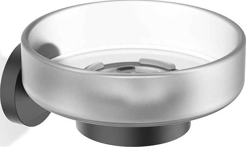 Mydelniczka Basic czarny mat ścienna