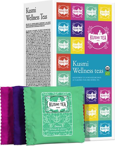 Zestaw herbat Kusmi Wellness w saszetkach 24 szt.
