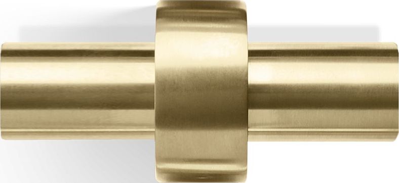 Wieszak haczyk na ręczniki Century złoty mat podwójny