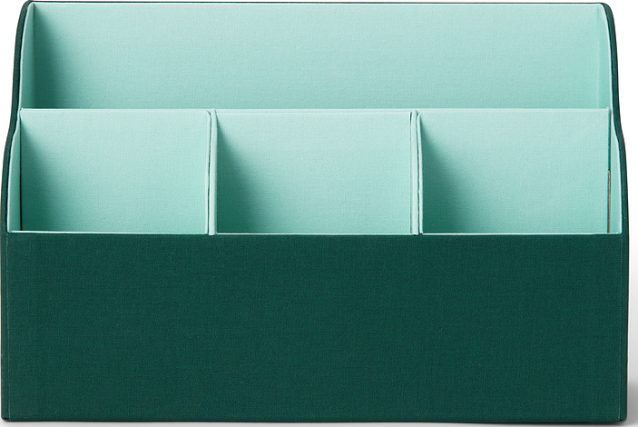 Organizer na biurko Printworks 17 x 26 cm zielono-turkusowy