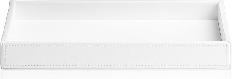 Taca łazienkowa Brownie 11,5 x 24,5 cm biała