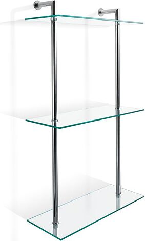 Półka łazienkowa Decor Walther potrójna chrom