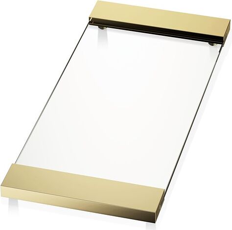 Taca łazienkowa Corner 17 x 37 cm złota