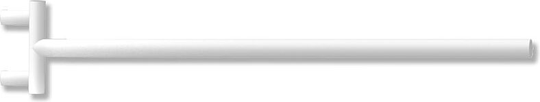 Wieszak reling na ręczniki Mikado 40 cm biały mat