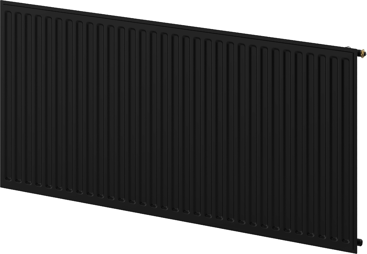 Mexen CVH10 Hygiene grzejnik płytowy 600 x 2400 mm, podłączenie dolne, 1499 W, czarny - W610H-060-240-70