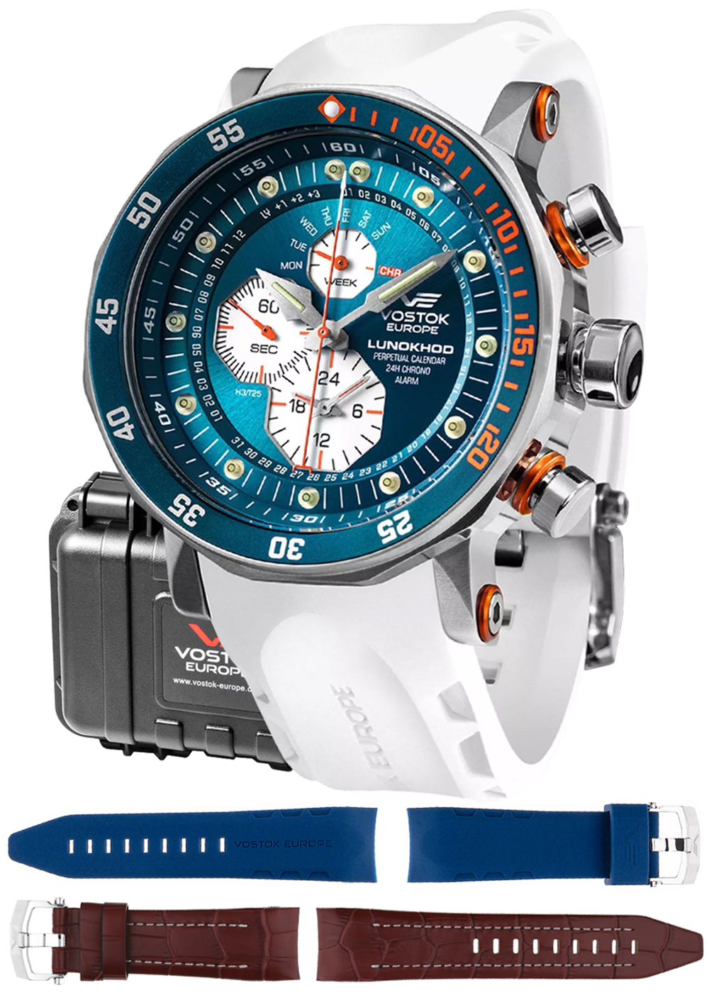 Zegarek Vostok Europe YM86-620A636SW Lunokhod-2 Multifunctional