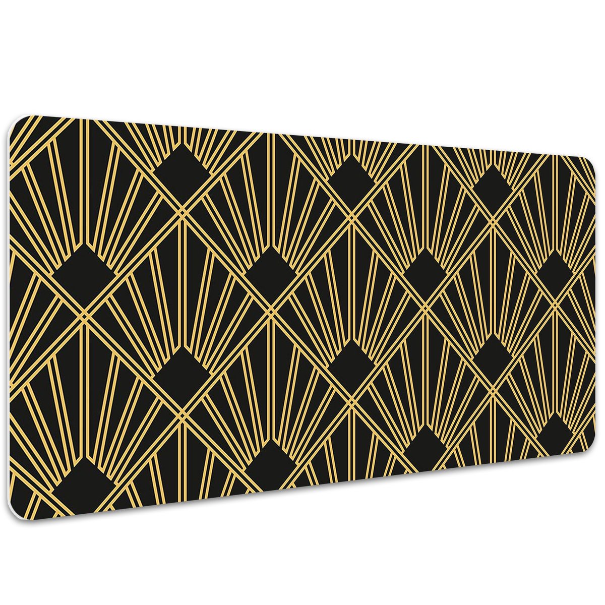 Duża mata na biurko Geometryczne art deco 100x50 cm