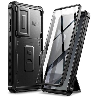 Etui TECH-PROTECT Kevlar Cam+ do Samsung Galaxy S24 Ultra Czarny