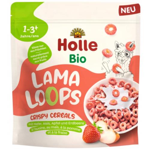 HOLLE Bio Chrupiące płatki zbożowe Lama Loops, 125g - !!! WYSYŁKA W 24H !!!