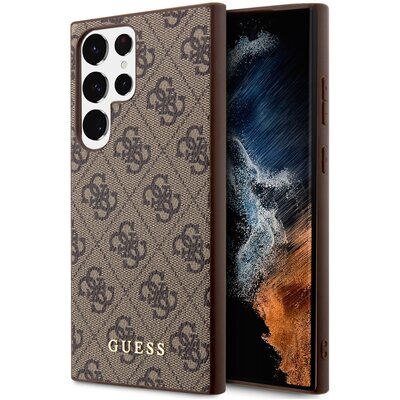 Etui GUESS 4G Big Metal Logo do Samsung Galaxy S24 Ultra Brązowy
