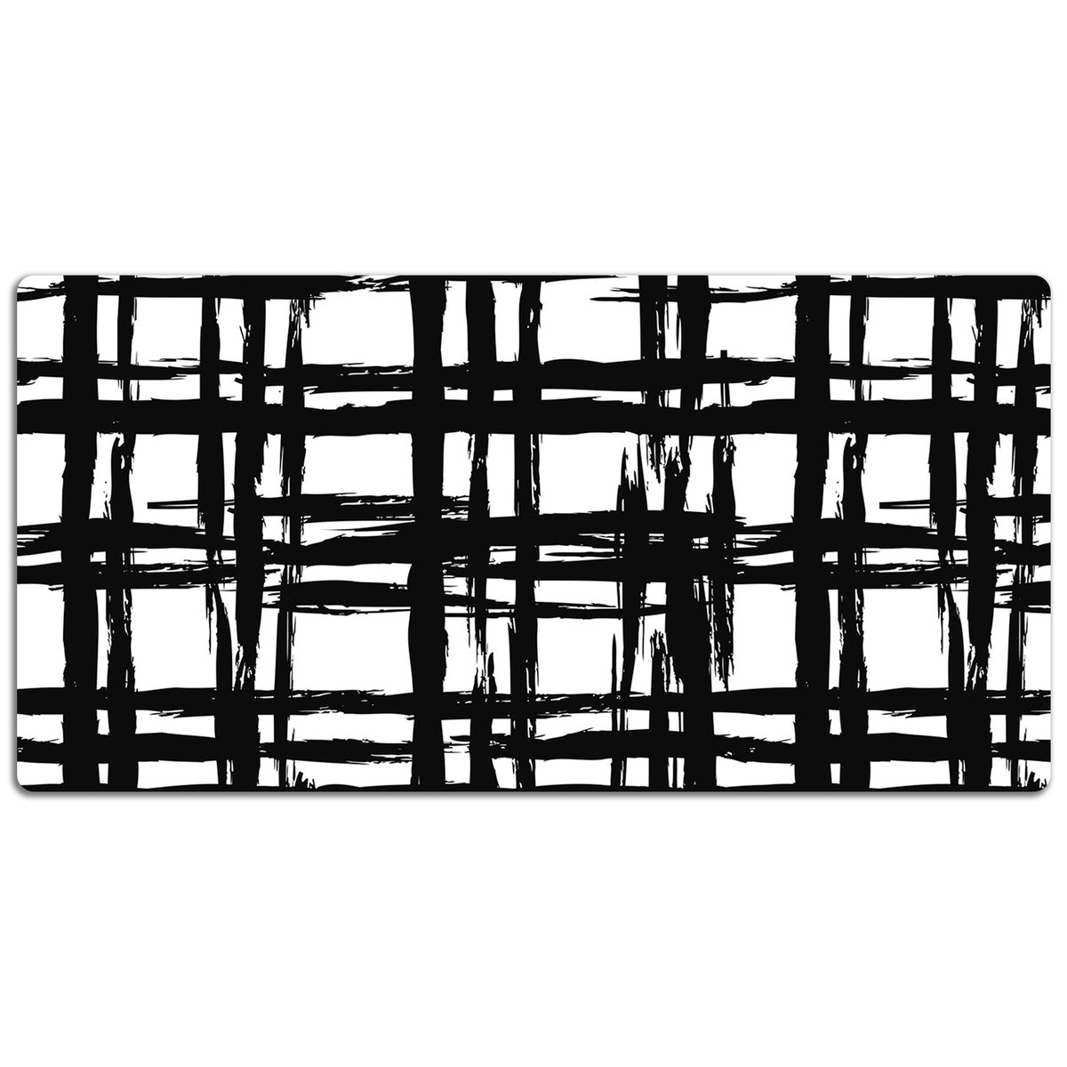 Podkładka na całe biurko Wzór w geometryczną kratę 120x60 cm