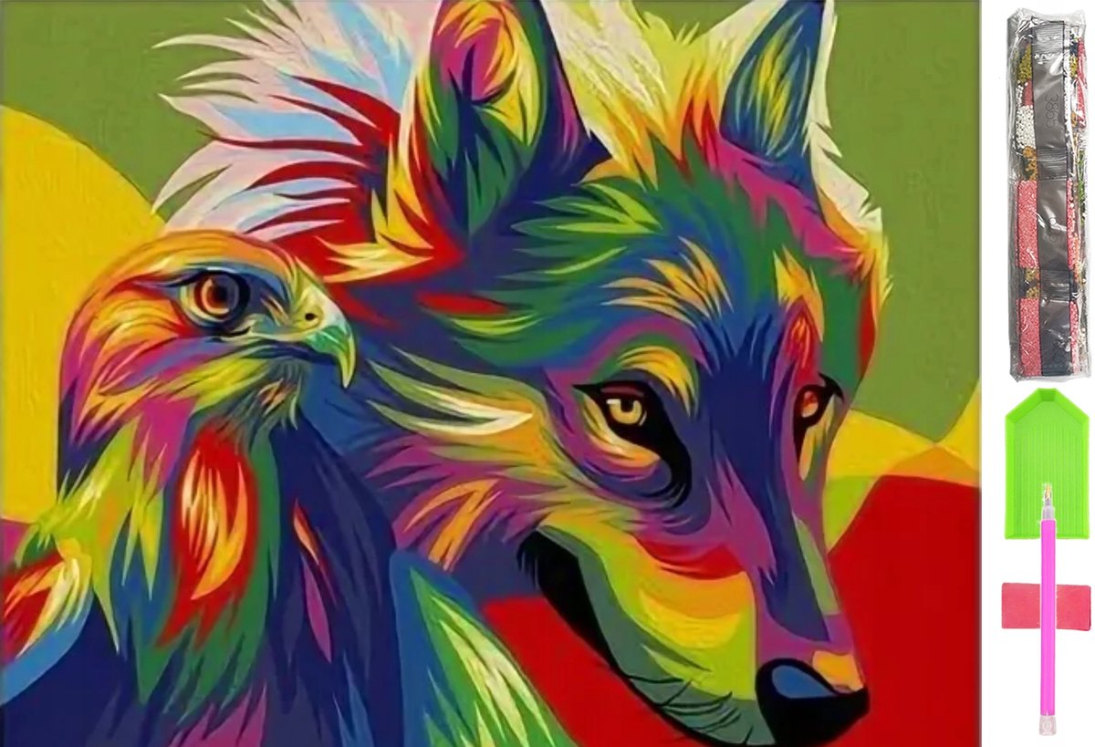 HAFT DIAMENTOWY DUŻY 5D Zestaw Obraz MOZAIKA D10