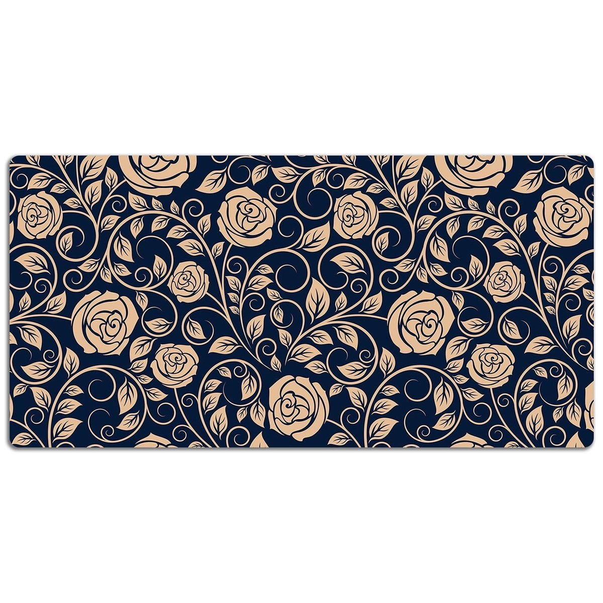 Podkład na biurko Kwiaty w stylu vintage 120x60 cm