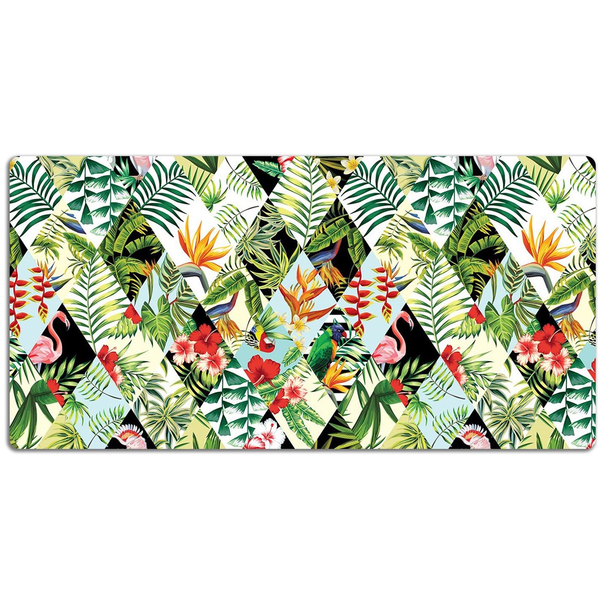 Mata ochronna na biurko Abstrakcyjne ptaki 120x60 cm