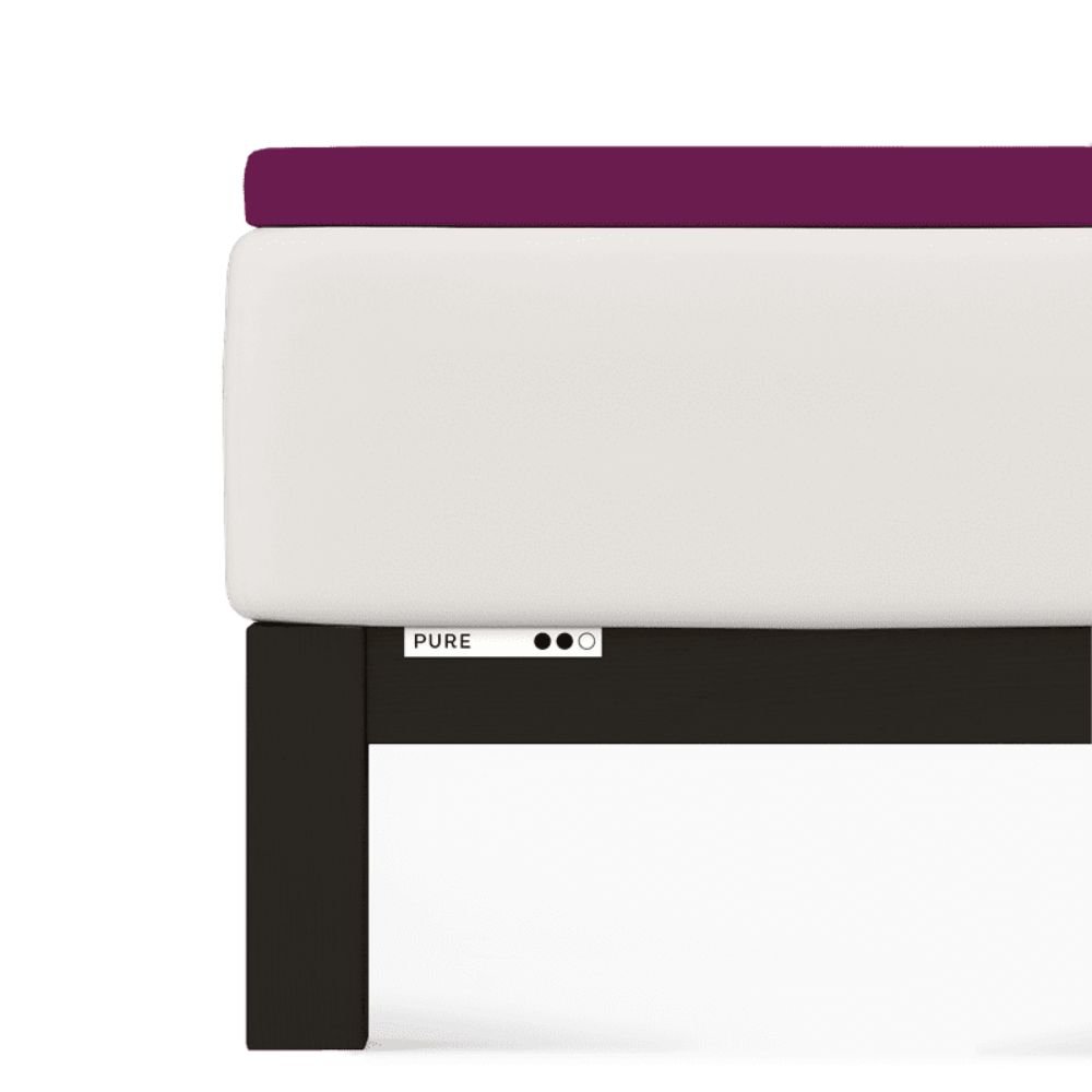 Prześcieradło Topper Schlafgut 180 x 200cm-200 x 220cm Purple Deep 542