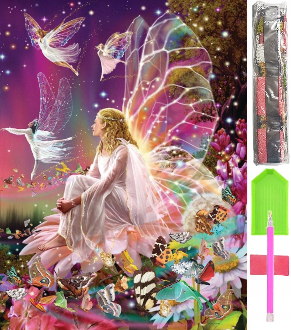 HAFT DIAMENTOWY DUŻY 5D Zestaw Obraz MOZAIKA D32