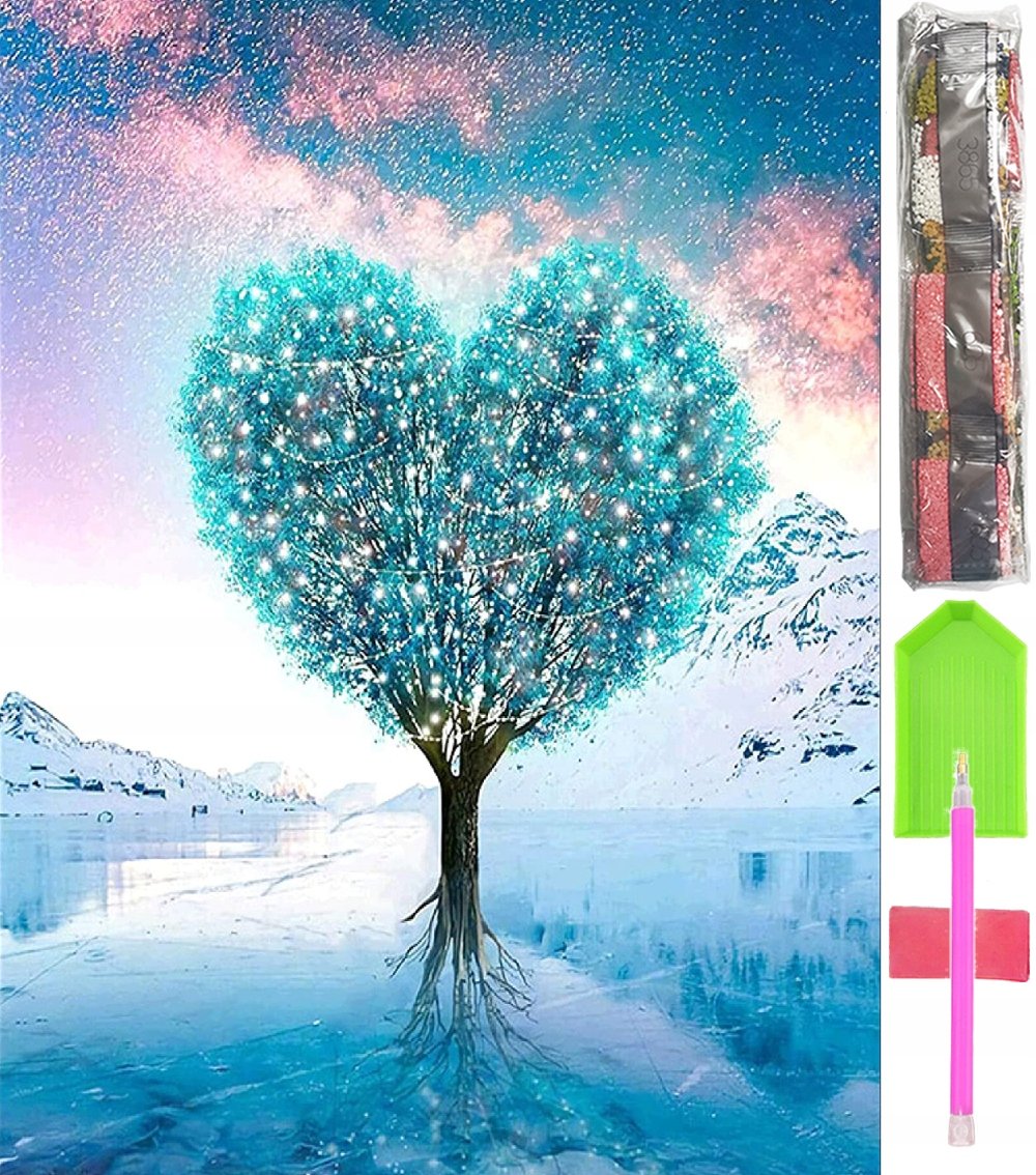 HAFT DIAMENTOWY DUŻY 5D Zestaw Obraz MOZAIKA D02