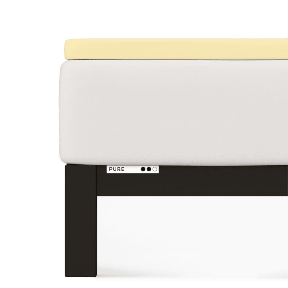 Prześcieradło Topper Schlafgut 90 x 190cm -100 x 220cm Yellow Mid 164