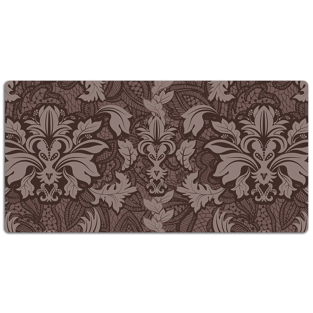 Duża mata na biurko Wzór styl damask vintage 120x60 cm