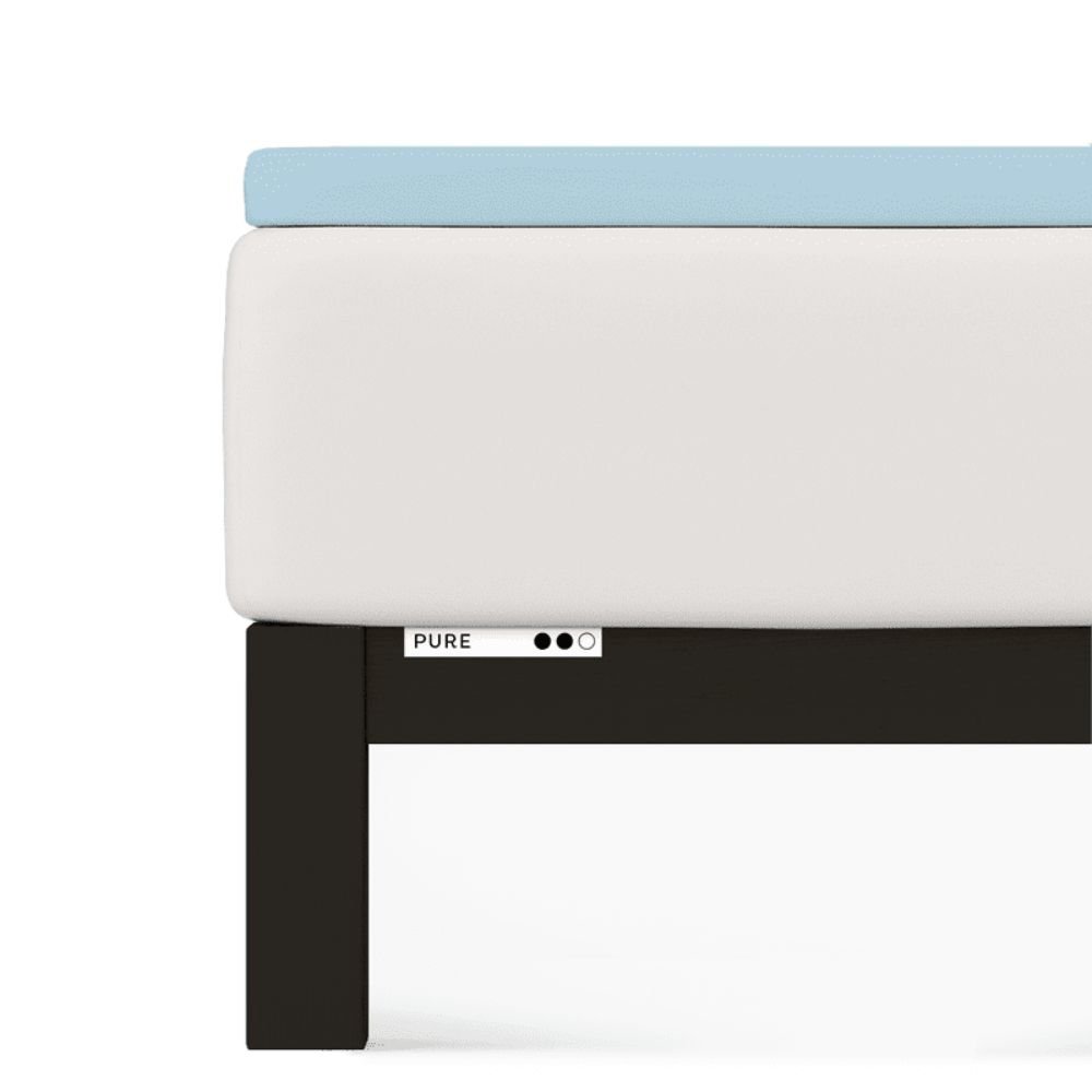 Prześcieradło Topper Schlafgut 120 x 200cm-130 x 220 cm Blue Light 536