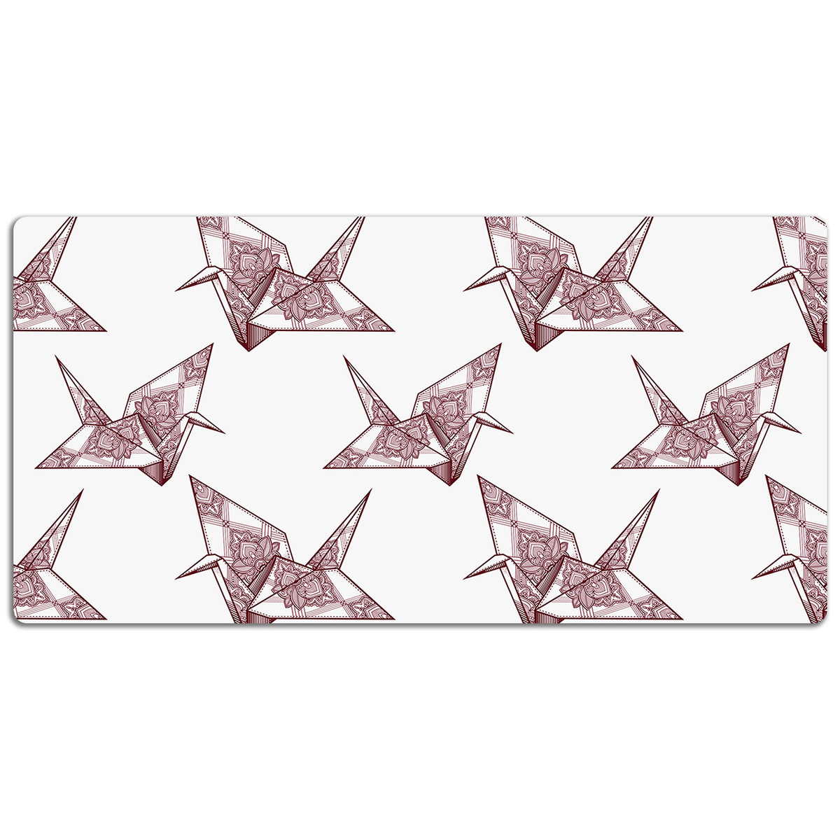 Podkładka na biurko dla dzieci Japońskie origami 120x60 cm
