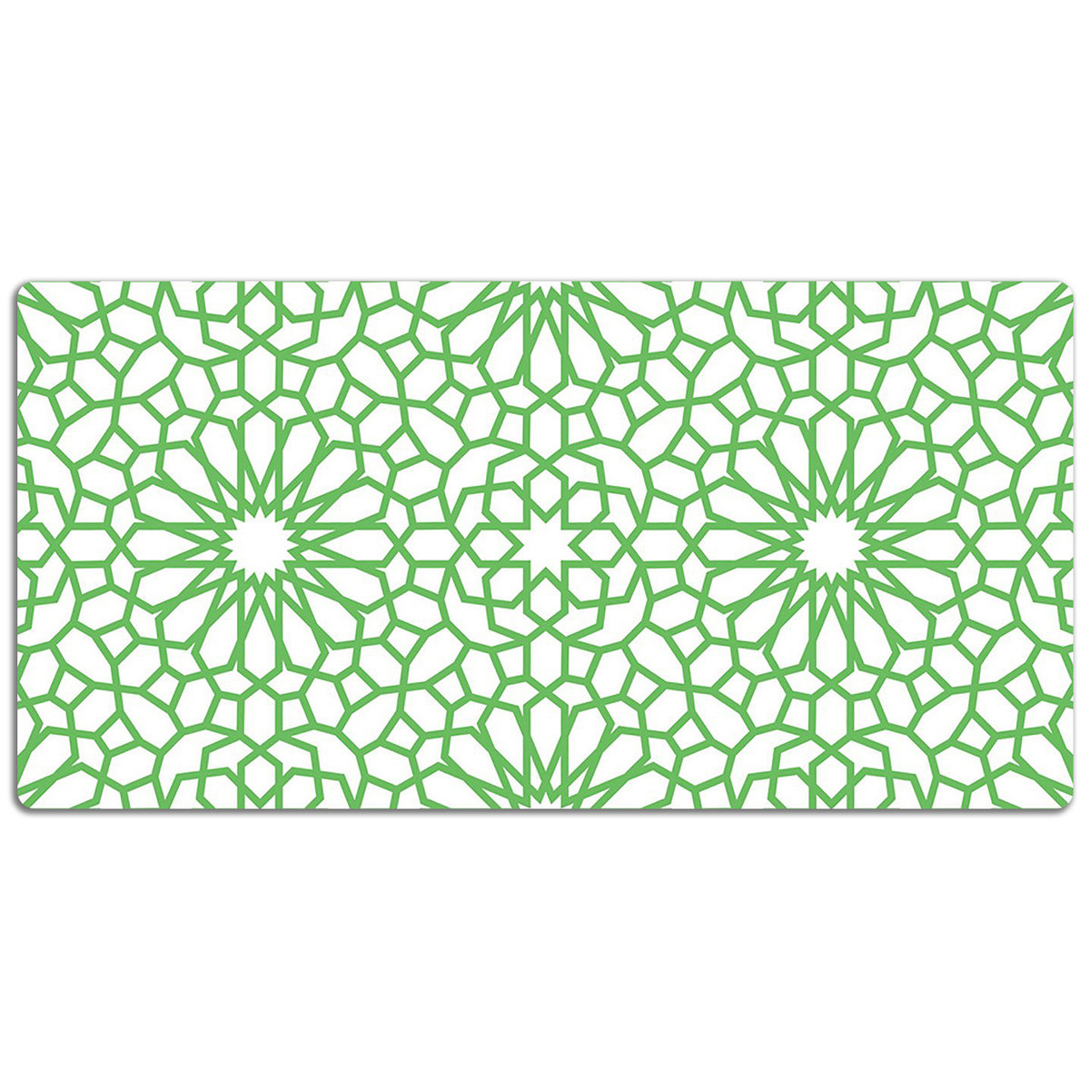 Mata na biurko Orientalne geometryczne kwiatki 120x60 cm