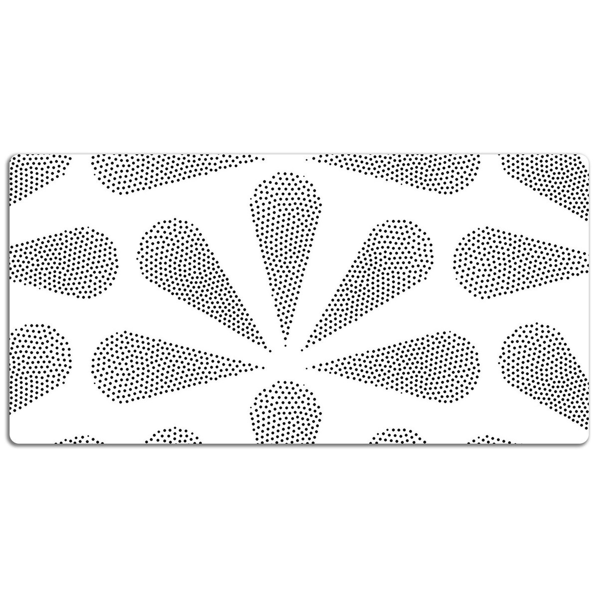 Mata na biurko Klasyczny geometryczny design 120x60 cm