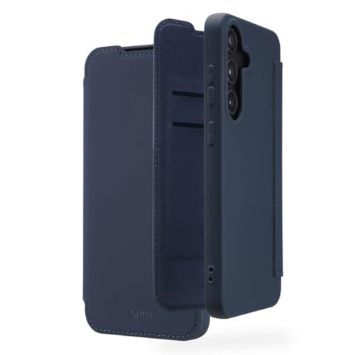 Hama Etui na telefon komórkowy Samsung Galaxy S24+ (etui na telefon komórkowy, etui z klapką, etui z 2 przegródkami na karty, odporne na uderzenia, zarysowania, elegancka ochrona dookoła, miękkie,