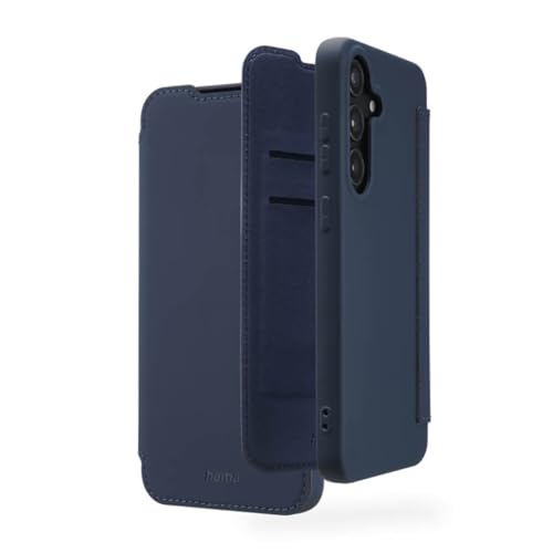 Hama Etui na telefon komórkowy Samsung Galaxy S24 (etui na telefon komórkowy, etui z klapką, etui z 2 przegródkami na karty, odporne na uderzenia, zarysowania, elegancka ochrona dookoła, miękkie,