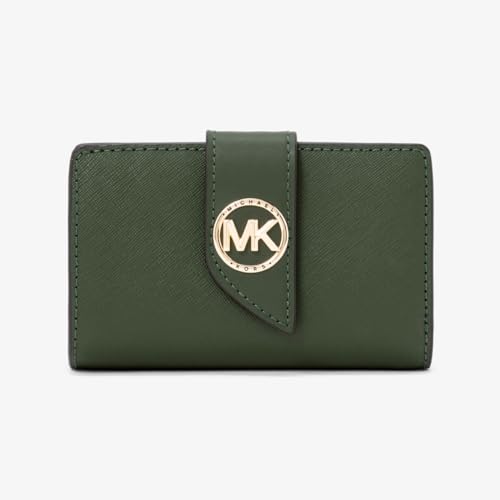 Michael Kors MD Tab ZA Portfel, Torba damska, Amazon Green, Unikalna, Amazon Green, Taglia unica