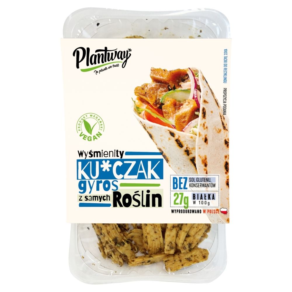 Plantway Kurczak roślinny gyros 160 g
