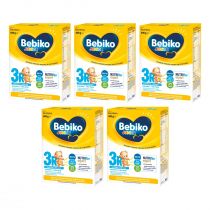 Bebiko Junior 3R Odżywcza formuła na bazie mleka dla dzieci powyżej 1. roku życia Zgrzewka 5 x 600 g