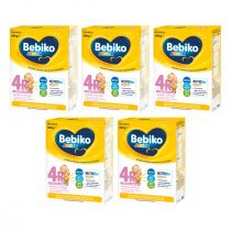 Bebiko Junior 4R Odżywcza formuła na bazie mleka dla dzieci powyżej 2. roku życia Zgrzewka 5 x 600 g