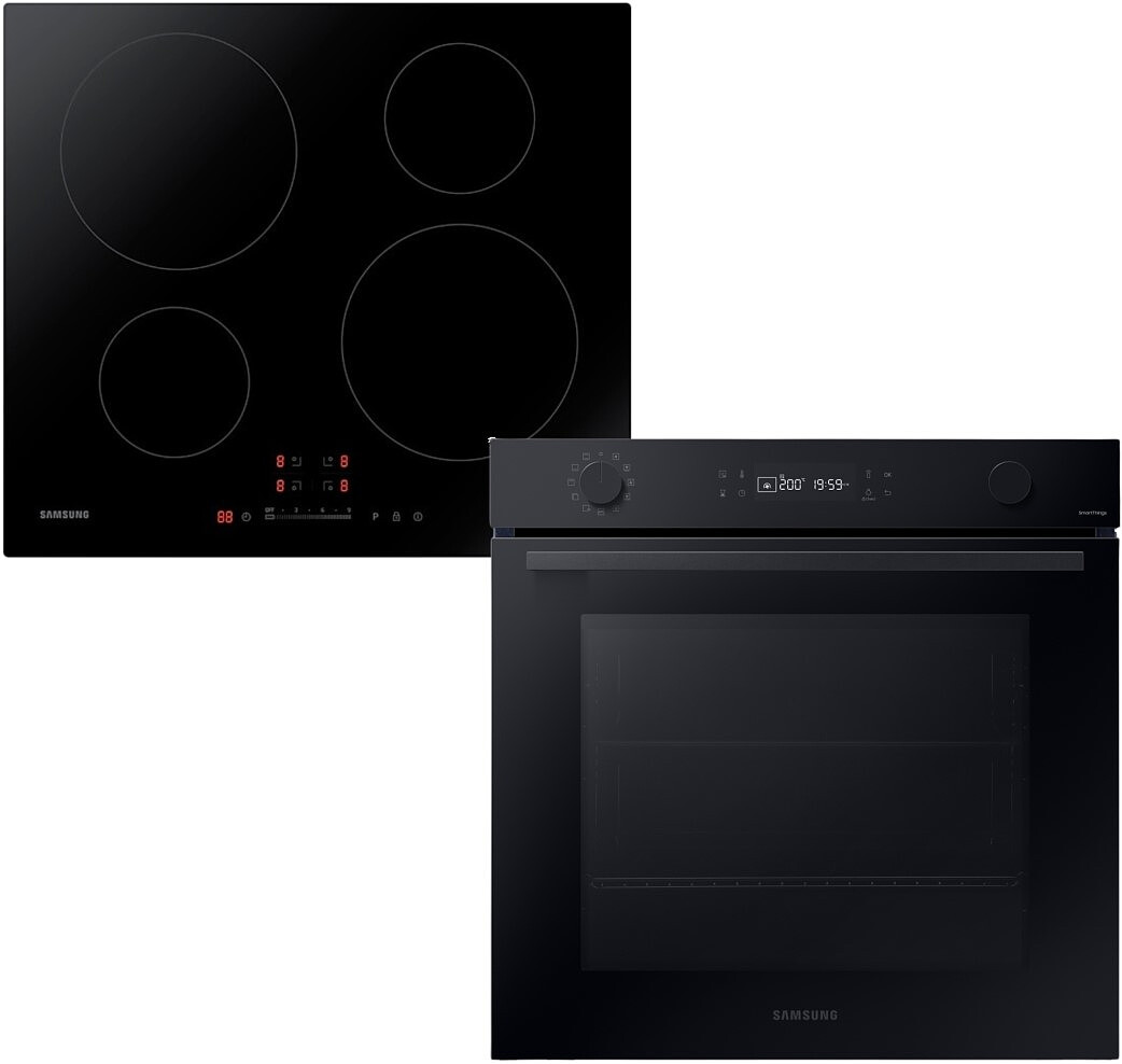 Zestaw AGD do zabudowy Samsung Piekarnik NV7B41201AK + Płyta indukcyjna NZ64H37070K