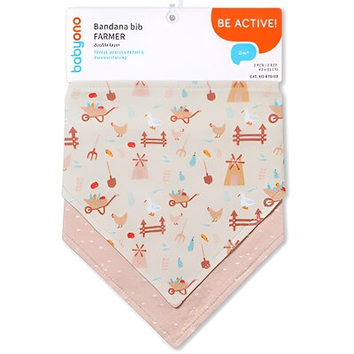 BabyOno Śliniak Apaszka FARMER 879/09