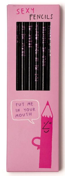 ZABAWNY ZESTAW OŁÓWKÓW — 6 SEKSOWNYCH OŁÓWKÓW (W PUDEŁKU)