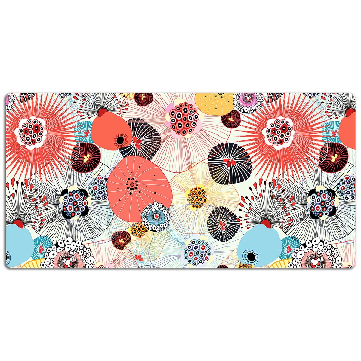 Podkład na biurko Kwiecisty wzór vintage 120x60 cm