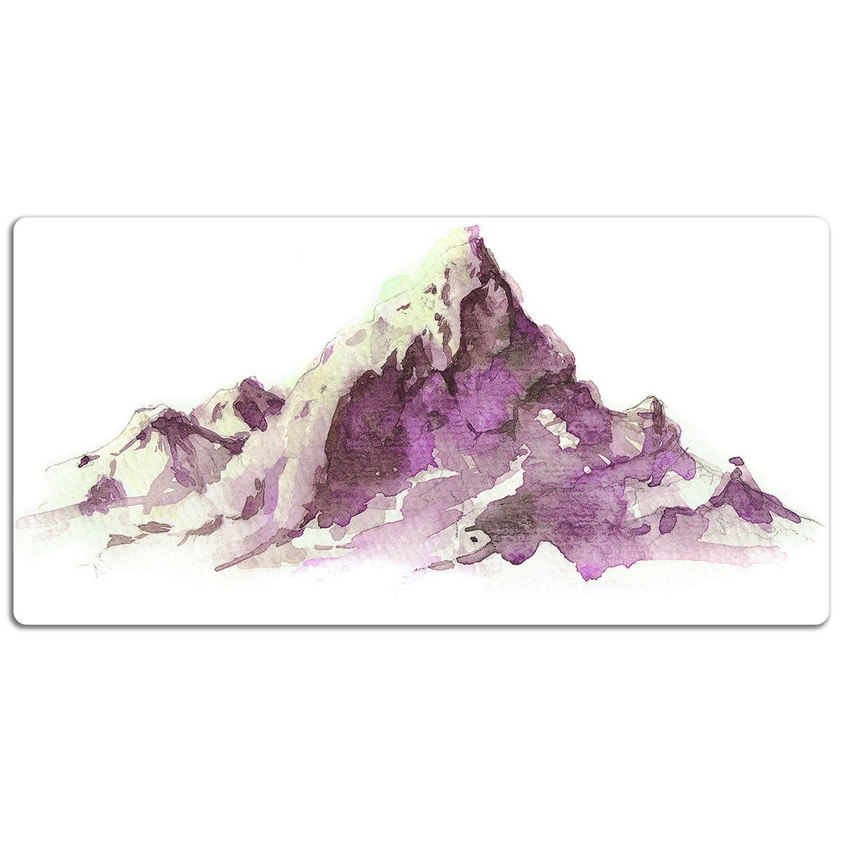 Podkładka na biurko z nadrukiem Zimowy górski krajobraz 120x60 cm